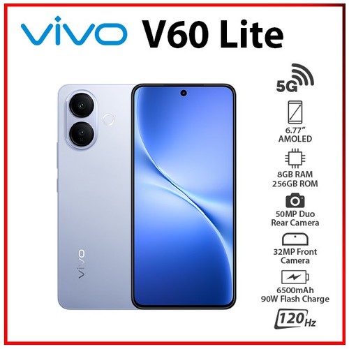 Vivo v60 lite 8 gb - lite,