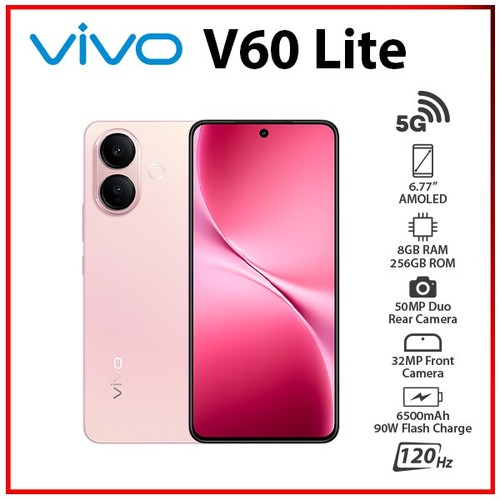 Vivo v60 lite 8 gb - lite, 5g