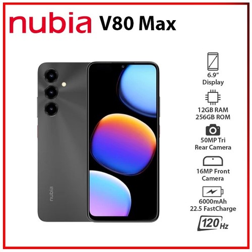 Zte nubia v80 - nubia, nero
